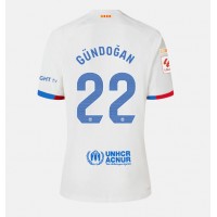 Pánský Fotbalový dres Barcelona Ilkay Gundogan #22 2023-24 Venkovní Krátký Rukáv